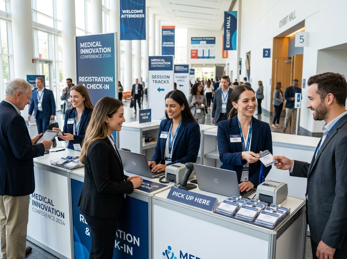 Medical Conference Check-in and Registration